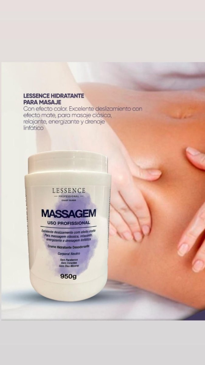 crema masaje lessence sin aroma