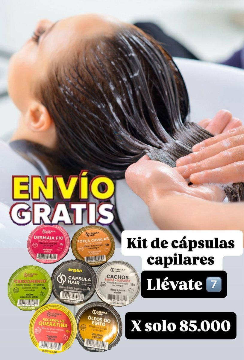 PROMO DE 7 CAPSULAS CAPILARES