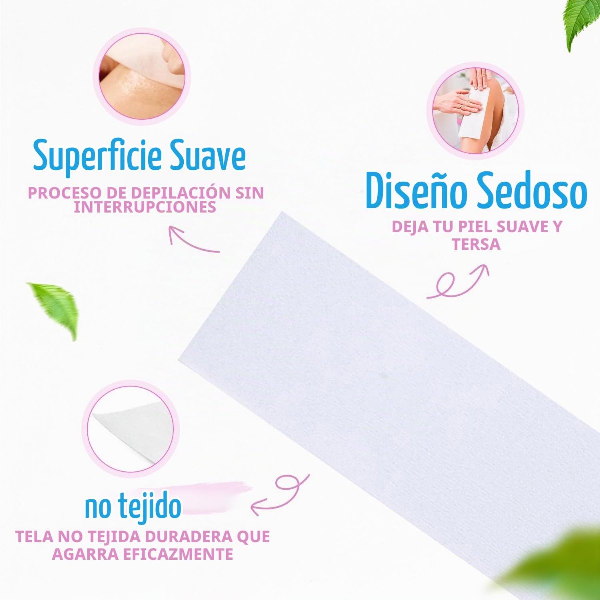 TIRAS X 100 UNIDADES PARA DEPILACION