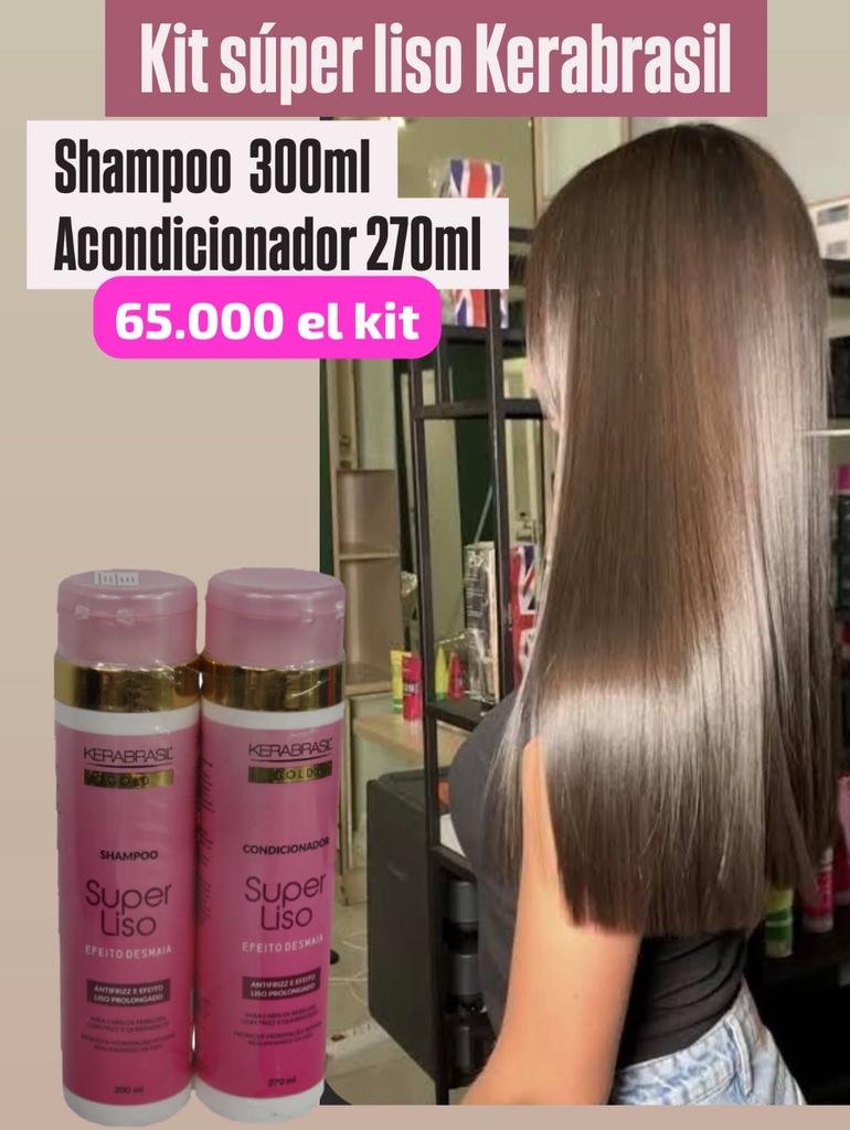 KIT SUPER LISO KERABRASIL 300ML