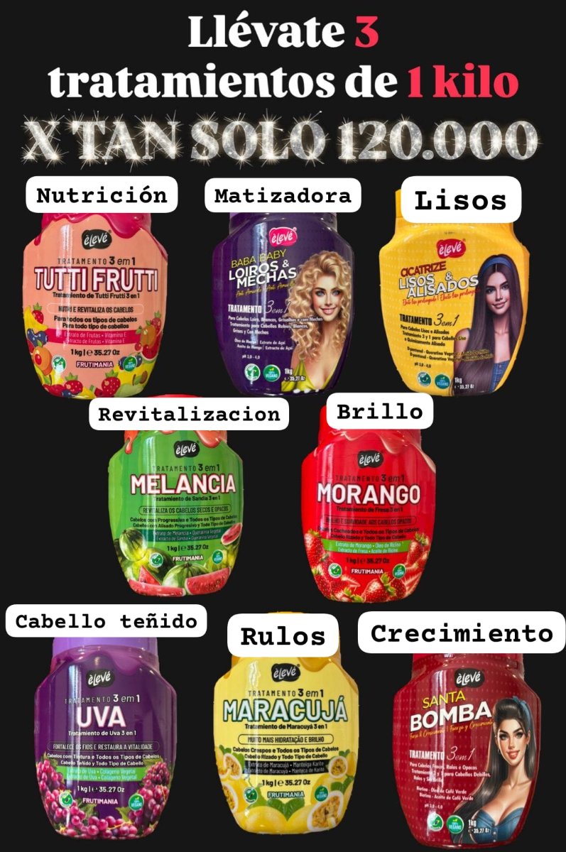 KIT DE MASCARAS ELEVE 3 EN 1 DE 1kg