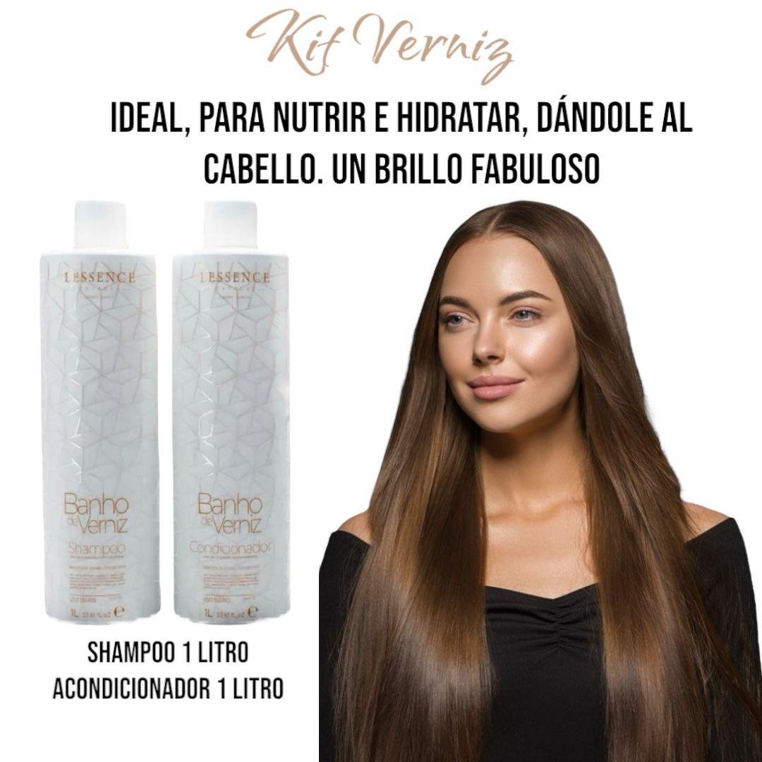 KIT 1 LITRO BAÑO DE VERNIZ LESSENCE