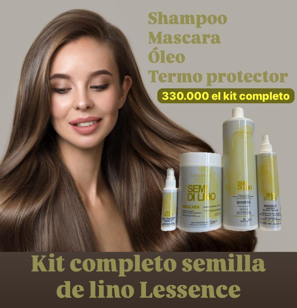 KIT 1 LITRO SEMILLA DE LINO LESSENCE