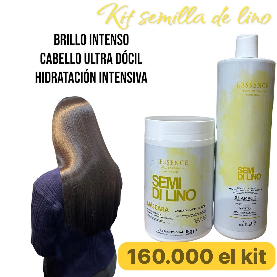 KIT 1 LITRO SEMILLA DE LINO LESSENCE
